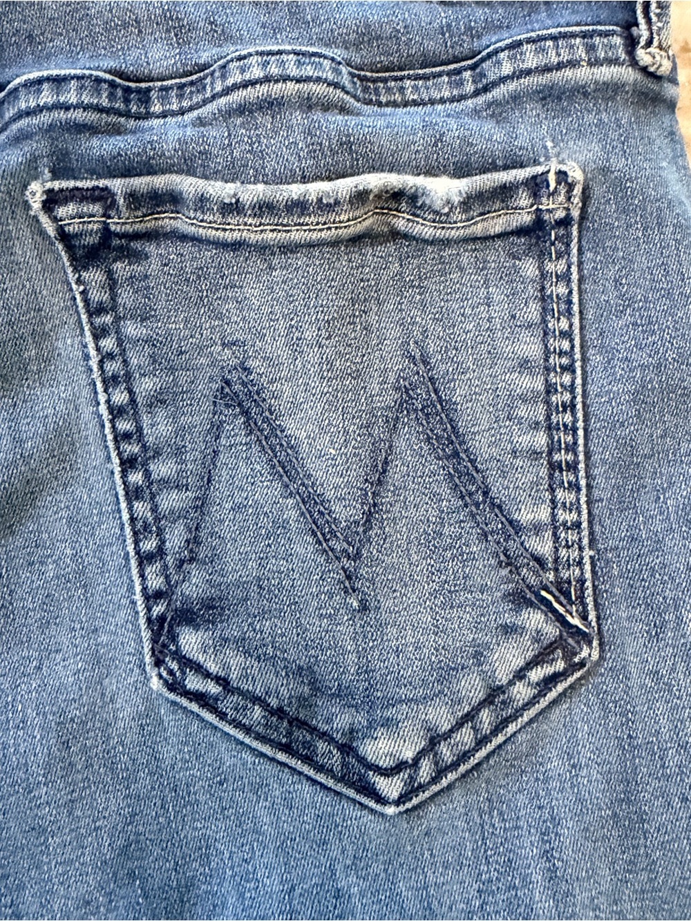 MOTHER The Looker Skinny Jeans 28 Groovin Blue Stretch Denim USA - Picture 11 of 15